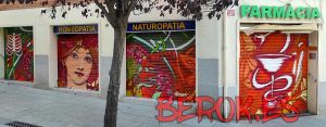 graffitis persianas guapas modernismo art nouveau serpiente farmacia